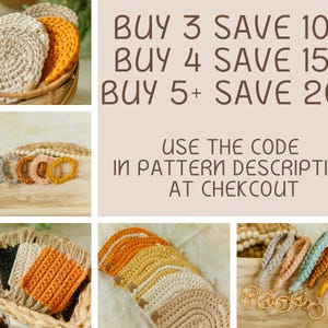 Crochet Scrunchie Pattern, Hair Accessory | Craft Show | Spring Crochet | Gift | Modern | Cotton Yarn image 7