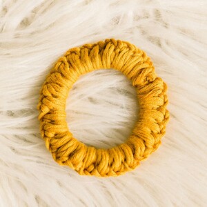 Crochet Scrunchie Pattern, Hair Accessory | Craft Show | Spring Crochet | Gift | Modern | Cotton Yarn image 4
