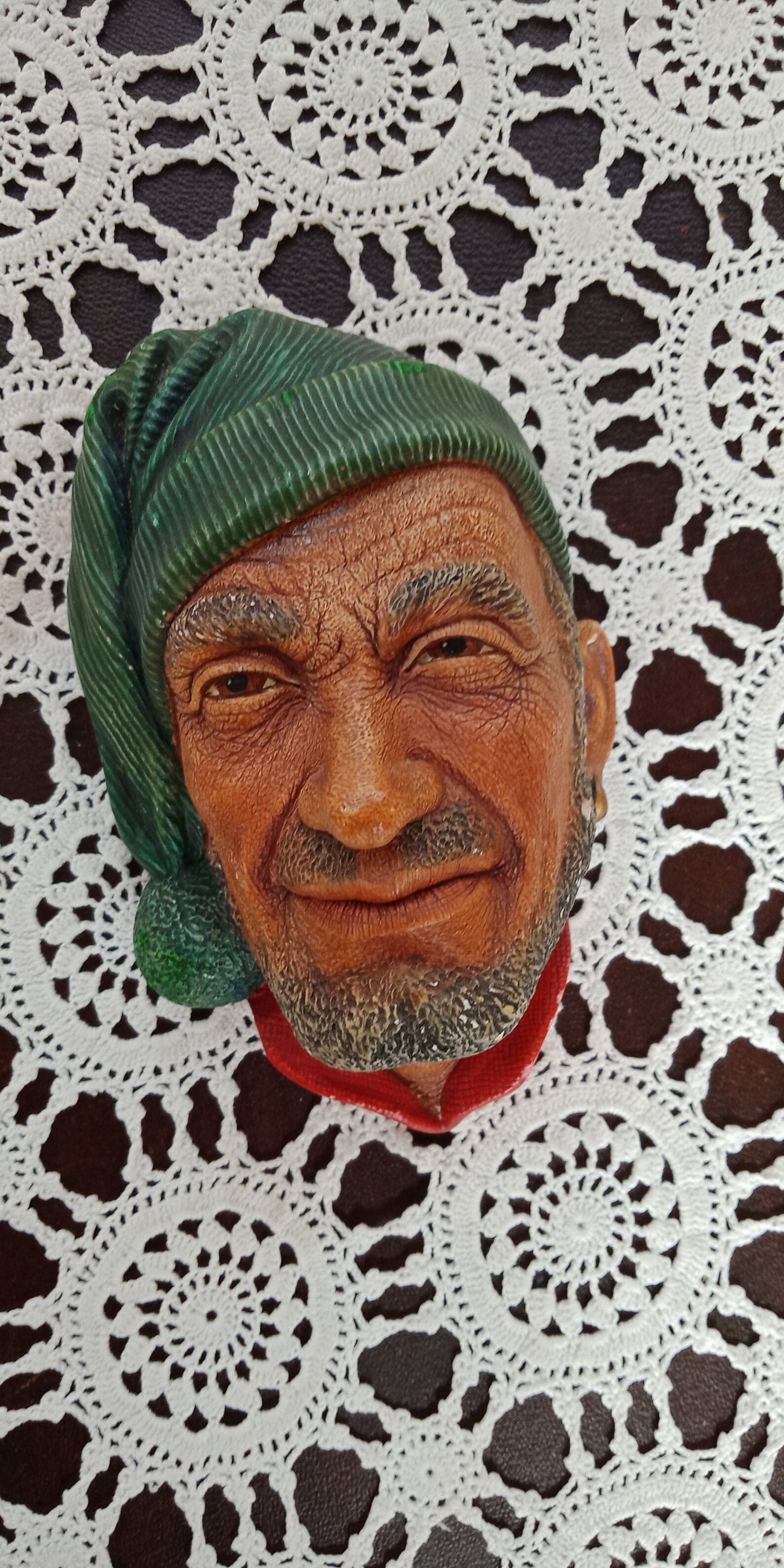 Vintage Bossons Chalk Head Sculpture Etsy