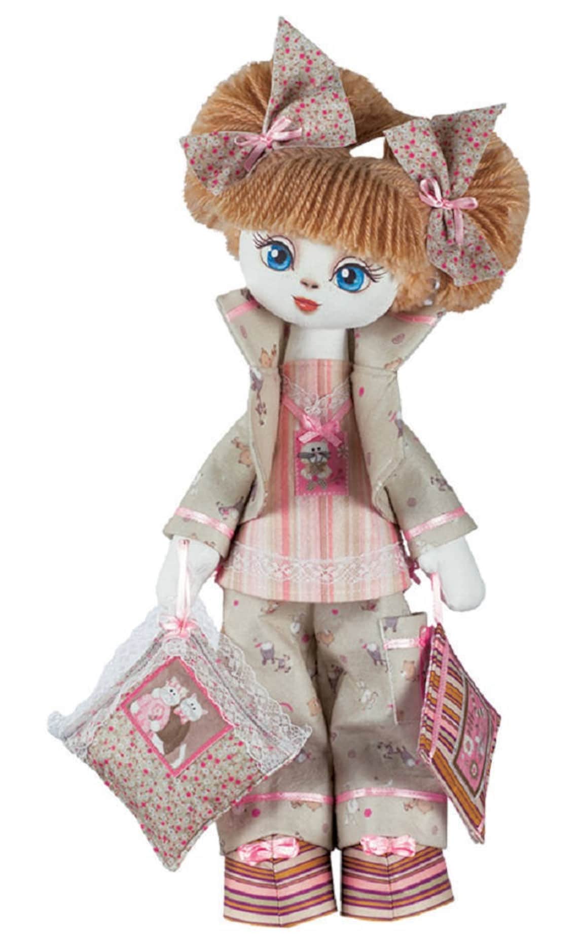 Sewing Rag Doll Kits Sleepyhead Etsy