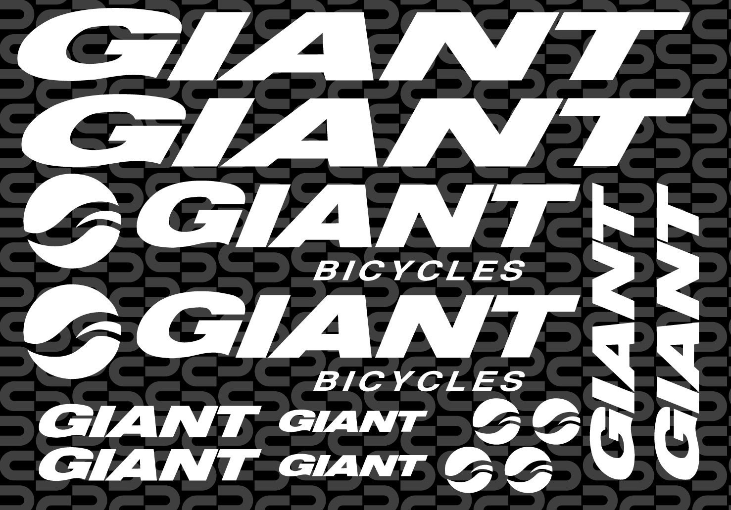 giant bike stickers