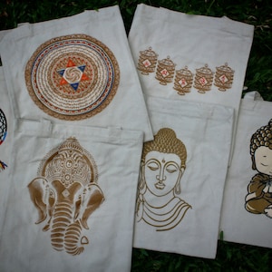 Handmade 100% Cotton Tote Bags