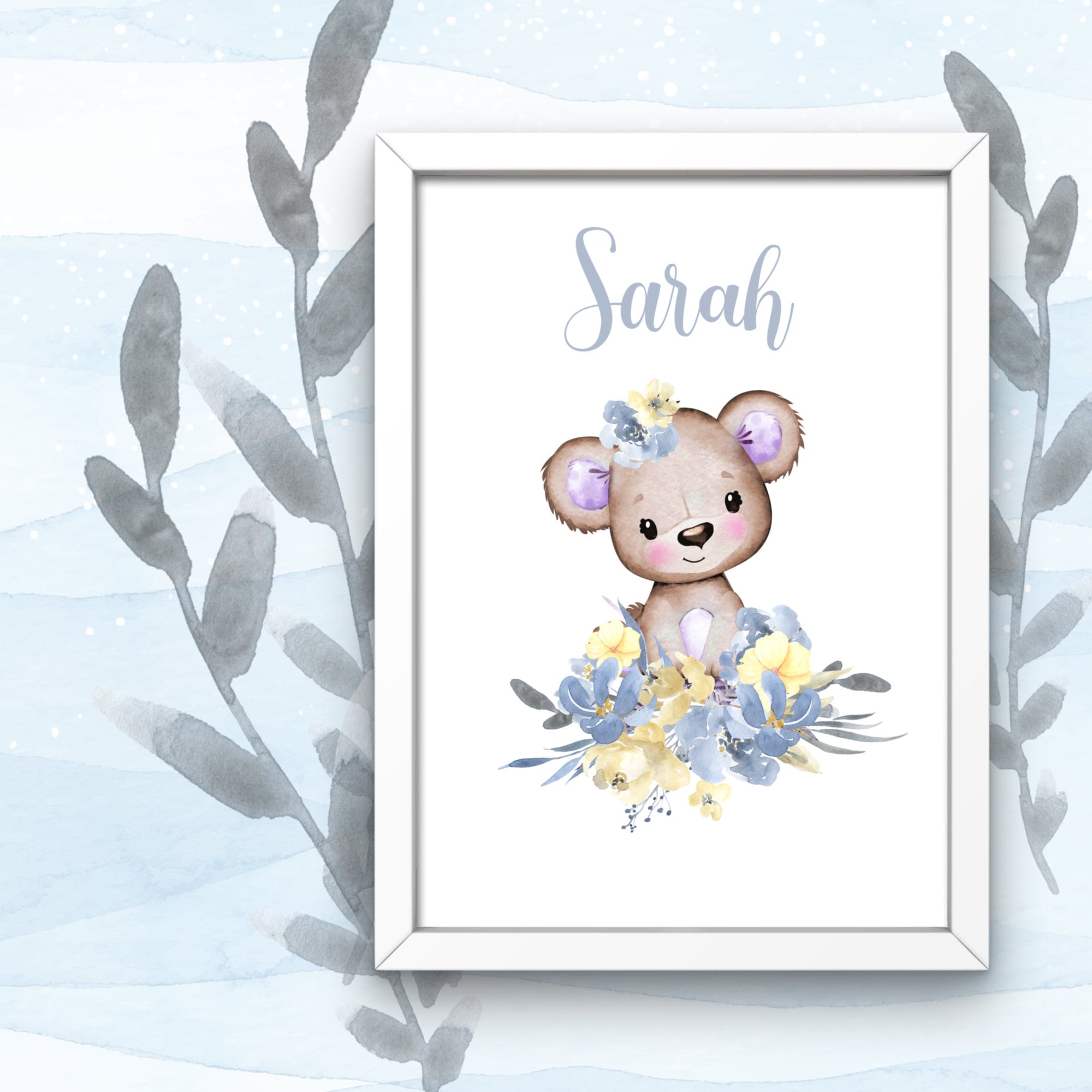 Personalized Nursery Wall Art Printable