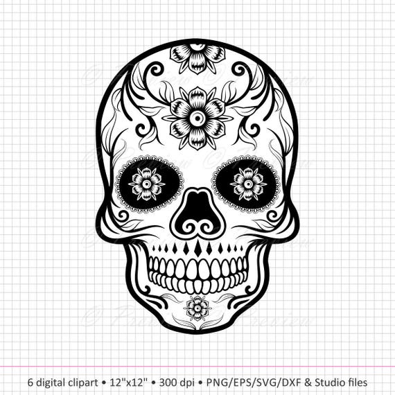 Download Download Free Svg Skull for Cricut, Silhouette, Brother ...
