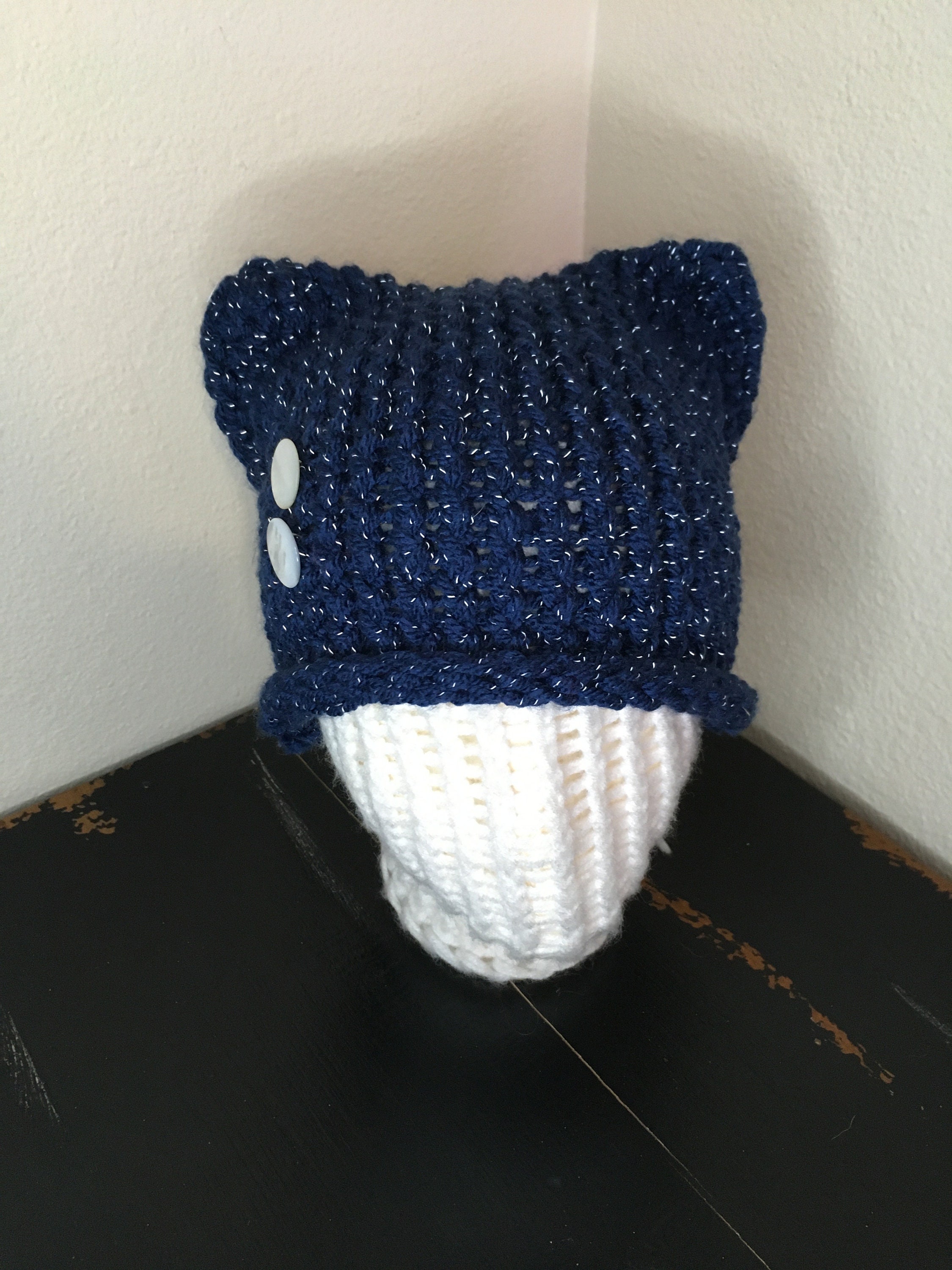 人気ブラドン Square Knit Hat Etsy - 帽子