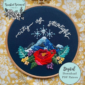 花の妖精の宮廷本 スターシティ刺繍 PDF パターン