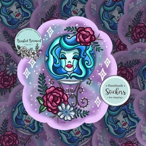 Sticker Mystieke kristallen bol Haunted Mansion