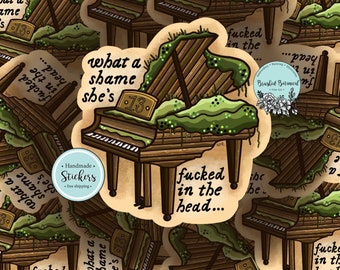 Mossy Piano Music Sticker
