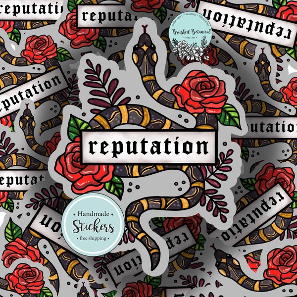 Taylor Swift "Reputation" Snake Sticker