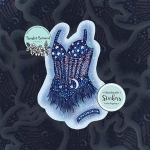 Adesivo de Body Azul Meia-Noite