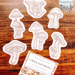 Embroidery Stick and Stitch &quot;Mushroom Madness&quot; Pack