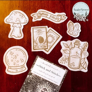 Embroidery &quot;Witchy Potion&quot; Stick and Stitch Pack
