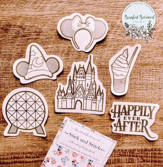 Embroidery Stick and Stitch disney Parks Pack Etsy