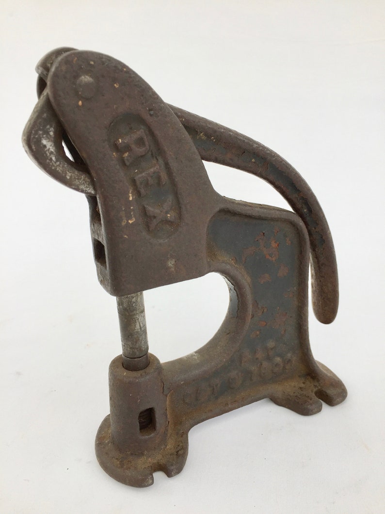 Antique Rex Rivet Press Punch Tool Cast Iron 27 Grommet | Etsy
