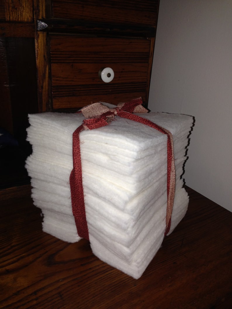 12 Precut Batting Squares Hobbs Heirloom 80/20 Blend Etsy