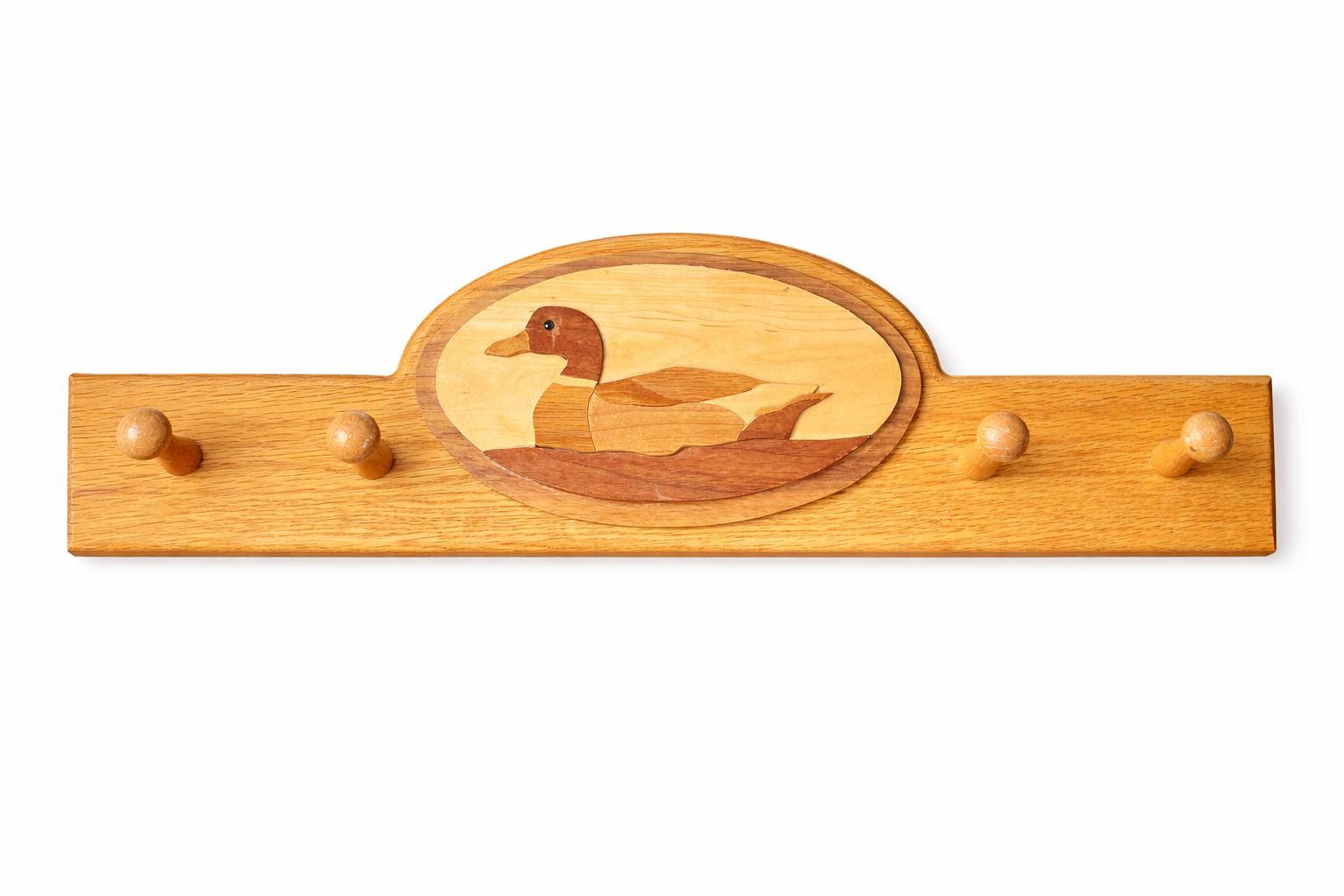 Duck Hanging Racks Vintage Wooden Duck Wall Coat Rack - Etsy