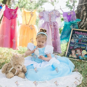 Cinderella dress for Birthday costume or Photo shoot Cinderella dress outfit Birthday dress Cinderella costume Princess dress for Birthday