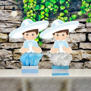 Charro Baby Baptism | Charro Birthday Theme | Charro Mariachi Theme Centerpiece | Charro Decoration | Charro Bautizo Baptism INDIVIDUAL