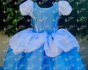 Cinderella dress for Birthday costume or Photo shoot Cinderella dress outfit Birthday dress Cinderella costume Princess dress for Birthday