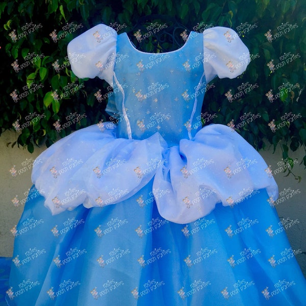 Cinderella dress for Birthday costume or Photo shoot Cinderella dress outfit Birthday dress Cinderella costume Princess dress for Birthday