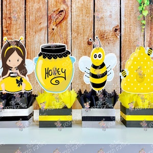 Bumble Bee Baby Shower Birthday Party centerpiece theme 1st birthday, –  Rosie's Posh Parties