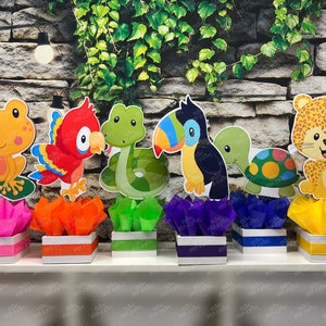 Rainforest Animal Theme | Tropical Rainforest Birthday | Tropical Baby Shower | Rainforest Theme Party | Tropical Baby Shower | INDIVIDUAL
