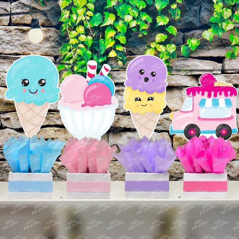 Ice Cream Decorations - Etsy