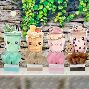 Milkshake Theme | Milk Shake Birthday Party | Monster Shake Baby Shower | Monster Shake Party Table Centerpiece INDIVIDUAL