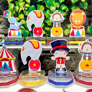 Carnival Theme | Circus Birthday Baby Shower Party | Carnival Candy Jar Favor | Circus Theme Party Favor | Circus Baby Shower SET OF 12
