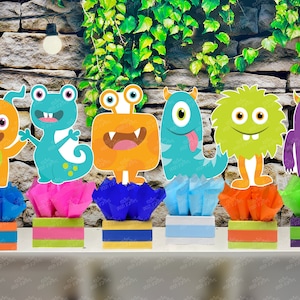 Monsters Birthday Theme Party Decoration Centerpiece