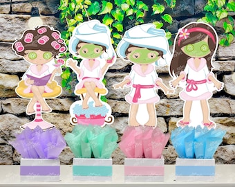 Spa Day Birthday Party Theme | Spa Day Party Centerpiece | Bridal Shower Spa Day | Spa Theme Decoration Table Centerpiece INDIVIDUAL
