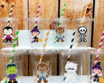 Halloween Theme Birthday Party | Halloween Favors | Halloween Drinking Cup Favors | Holiday Halloween Party Decor | Halloween Theme VARIETY