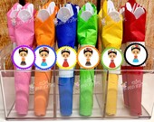 Frida Birthday Theme Fiesta Mexicana Utensil Frida Baby Shower Decor Birthday Party Favor Utensil Flatware Favors Patrol SET OF 12