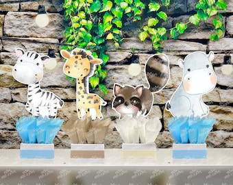 Jungle Baby Shower | Safari Birthday Theme | Jungle Theme | Safari Party Centerpiece Decoration | Jungle Animals Party | INDIVIDUAL