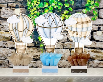 Hot Air Balloon Baby Shower Theme | Hot Air Balloon Birthday Centerpiece | Hot Air Balloon Party Decoration | Hot Air Balloon INDIVIDUAL