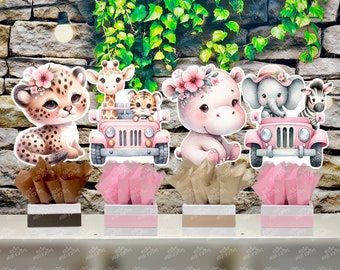 Baby Safari Truck Theme | Safari Baby Shower | Safari Centerpiece Decoration | Safari Party | Safari Theme | Baby Shower Decor INDIVIDUAL