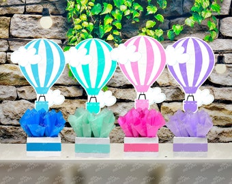 Hot Air Balloon Baby Shower Theme | Hot Air Balloon Birthday Centerpiece | Hot Air Balloon Party Decoration | Hot Air Balloon INDIVIDUAL