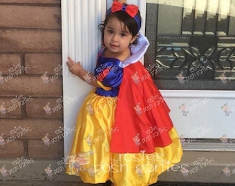 Snow White dress for Birthday costume or Photo shoot Snow White dress outfit Birthday dress Snow White costume dress for Birthday party