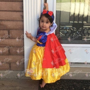 Snow White dress for Birthday costume or Photo shoot Snow White dress outfit Birthday dress Snow White costume dress for Birthday party