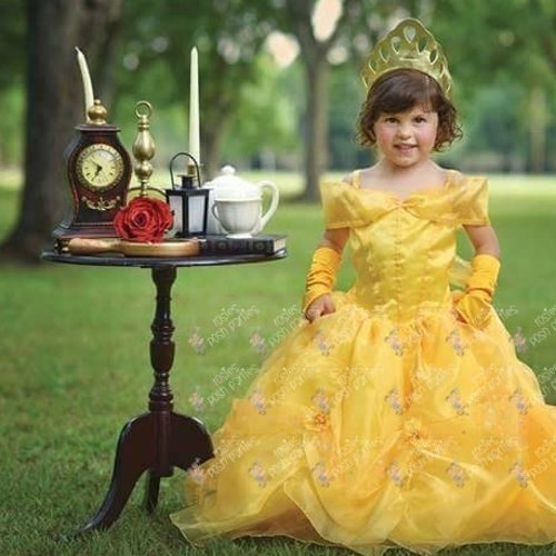 Beauty And The Beast Belle Costume Princess Dress Etsy