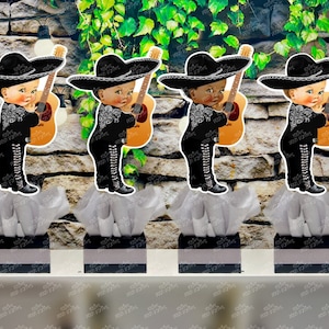 Charro Baptism | Charro Birthday Theme | Charro Mariachi Theme Bautizo Centerpiece | Charro Decoration | Charro Bautizo Party INDIVIDUAL