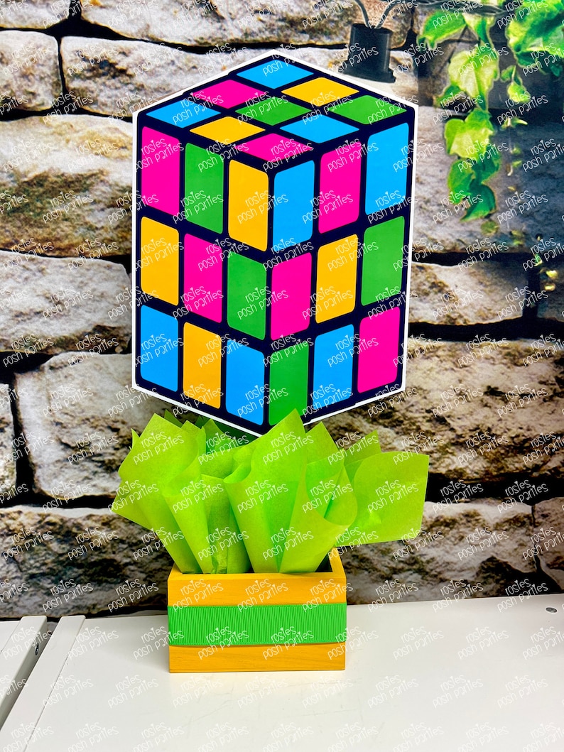 I love the 90s birthday bash party centerpieces 90s party decoration 90s birthday I love the 90s centerpiece party favors SET OF 6 image 2