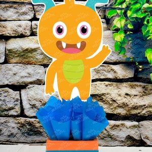 Monsters Birthday Theme Party Decoration Centerpiece