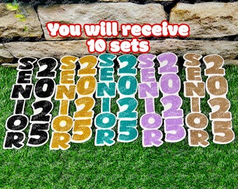 Homecoming Supplies | Homecoming Senior Mum | Homecoming Mum | Junior Sophomore Cut Out | Senior Night Graduation Cut Out Word Name Cut Out