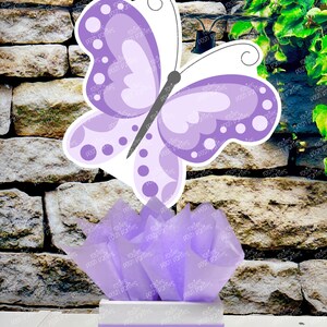 Butterfly Birthday Baby Shower Theme Party Decoration Table Centerpiece