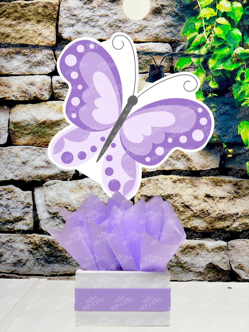 Butterfly Birthday Baby Shower Theme Party Decoration Table Centerpiece