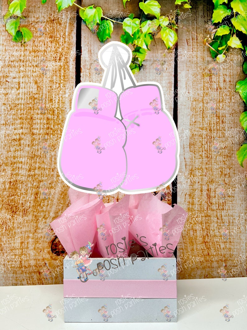 Boxing Gloves Baby Shower Theme Gender Reveal Boxing Theme Etsy