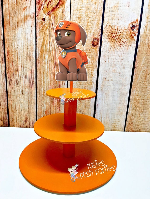 Paw Patrol Theme Cupcake | Paw Patrol Cupcake Favor | Paw Patrol Party | Cupcake Stand | Paw Patrol Stand | Paw Patrol Cupcake Stand Decor Il_570xn