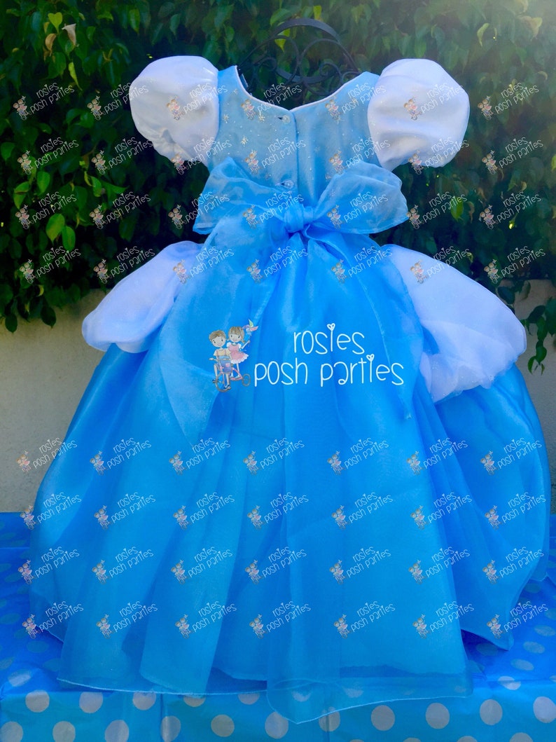 Cinderella dress for Birthday costume or Photo shoot Cinderella dress outfit Birthday dress Cinderella costume Princess dress for Birthday image 5