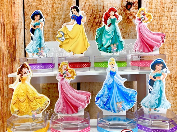 Princess Birthday Theme Favors | Candy favor Jars | Princess Theme | Princess Party | Princess Baby Shower | Party Favor | Favors SET OF 12 Il_570xn